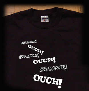 spank ouch t shirt